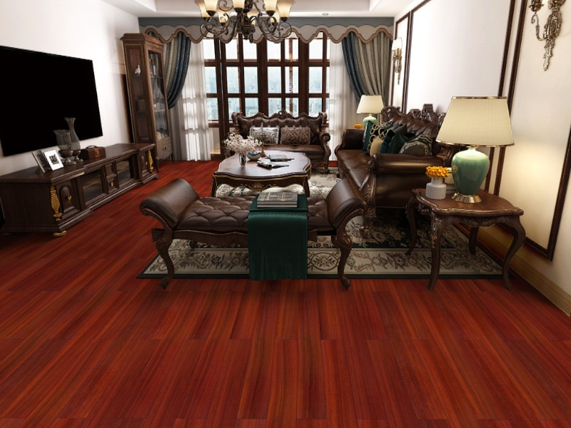 古象地板的全能穩(wěn)定王系列實木地板就這樣俘獲了哈爾濱麗景花園