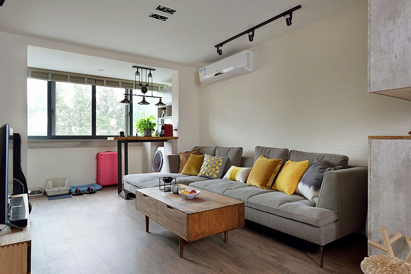 采光性極好的客廳