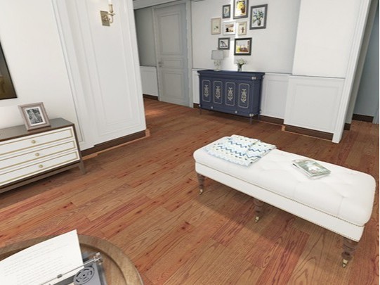 實木地板·橡木仿古(淺柚木色)-SM2842 SM2842