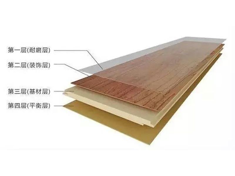 強化地板結構圖