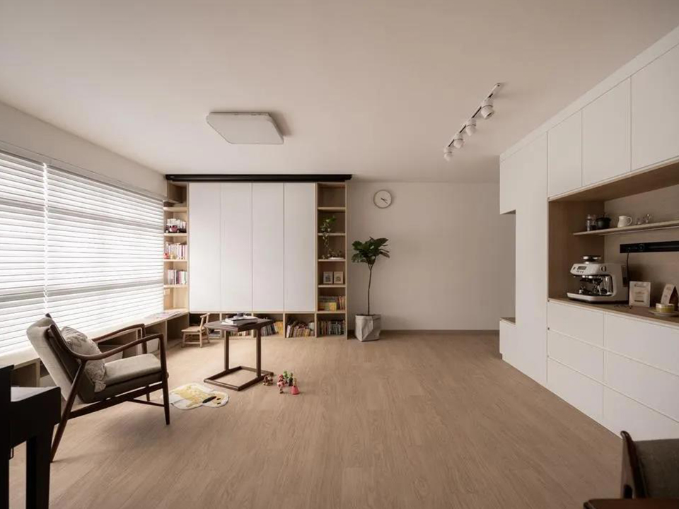 古象地板打造的簡約風(fēng)鋪裝案例