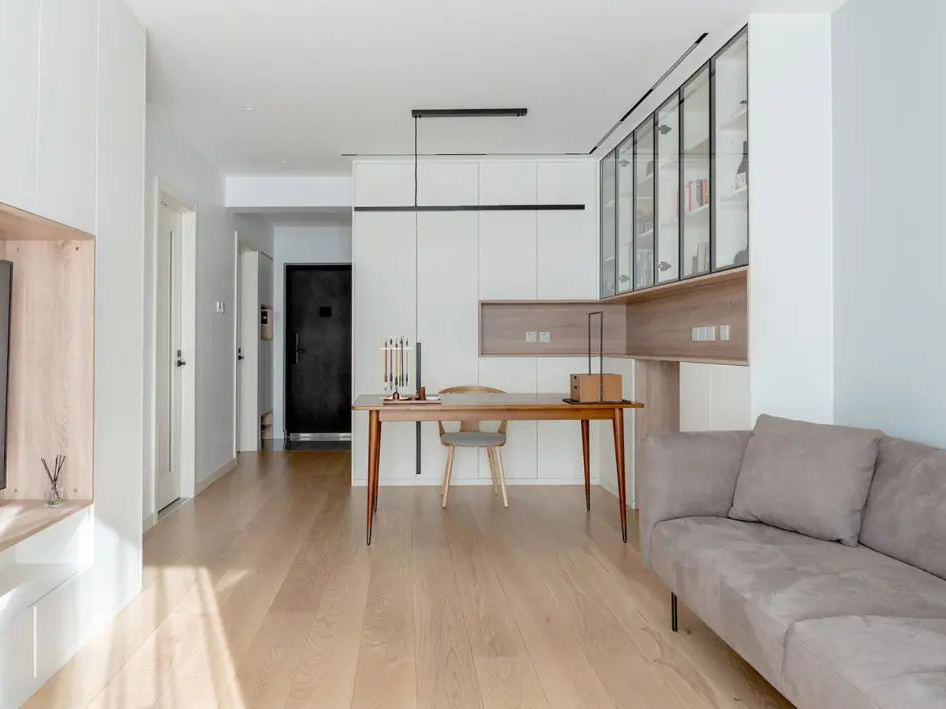 古象地板打造的47㎡實(shí)用型小公寓