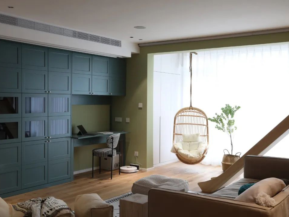 古象多層實(shí)木地板打造的自然原木風(fēng)案例