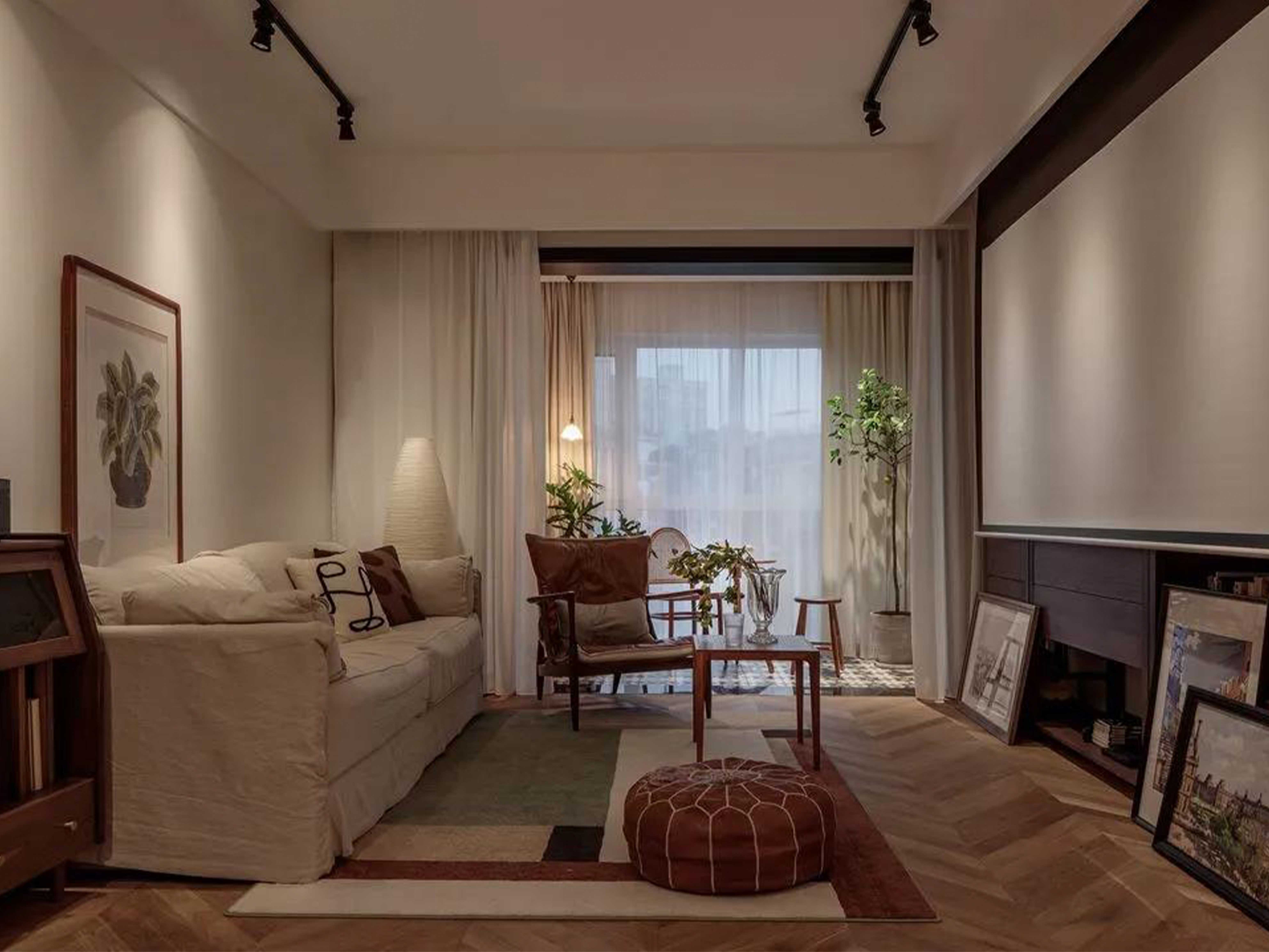 古象地板打造的復(fù)古溫馨家