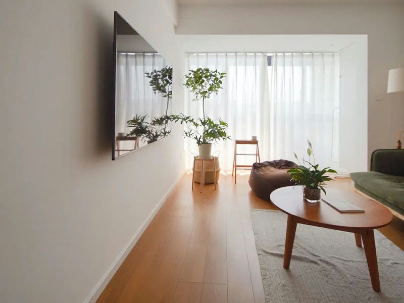 古象地板鋪成的原木家