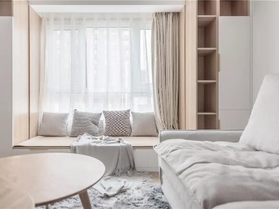 古象原木地板打造的小兩室