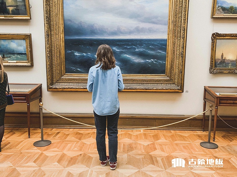 博物館地板