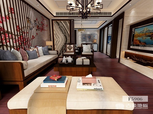古象強化地板·富貴紅橡-F5906 強化地板